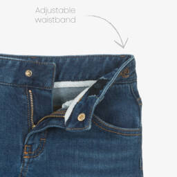 Chloé-Girls Flared Blue Denim Trousers | Childrensalon Outlet