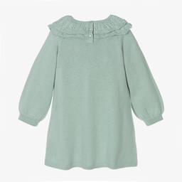 Chloé-Зеленое трикотажное платье для девочек | Childrensalon Outlet