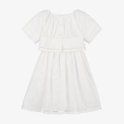 Chloé-Платье кремовое многослойное для девочек | Childrensalon Outlet