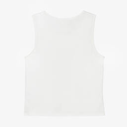 Chloé-Girls Ivory Tropical Print Tank | Childrensalon Outlet