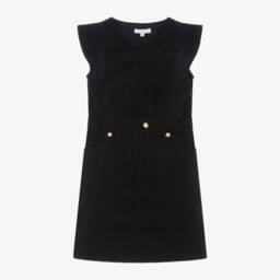 Chloé-Girls Midnight Corduroy Frock | Childrensalon Outlet