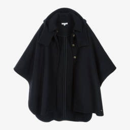 كلوي-كيب بهودي صوف لون كحلي للبنات | Childrensalon Outlet