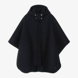 كلوي-كيب بهودي صوف لون كحلي للبنات | Childrensalon Outlet