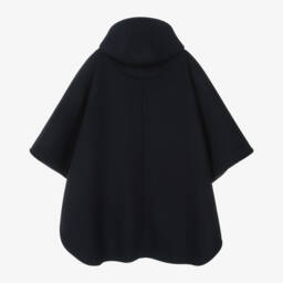 كلوي-كيب بهودي صوف لون كحلي للبنات | Childrensalon Outlet