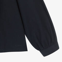 Chloé-Синяя блузка для девочек | Childrensalon Outlet