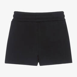 Chloé-Girls Navy Blue Organic Cotton Shorts | Childrensalon Outlet