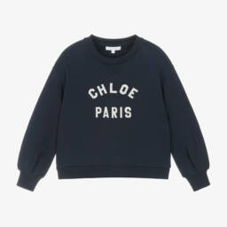 Chloé-Кремовый пуловер из органического хлопка для девочек | Childrensalon Outlet