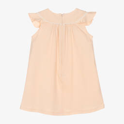Chloé-Girls Pale Pink Cotton Dress | Childrensalon Outlet