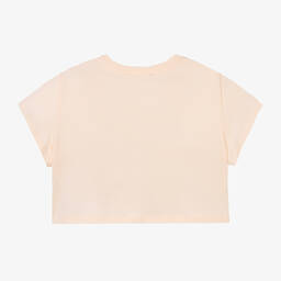 Chloé-Розовая хлопковая футболка с вышивкой для девочек | Childrensalon Outlet