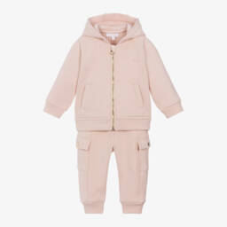 Chloé-بدلة رياضية أطفال بناتي لون زهري فاتح | Childrensalon Outlet