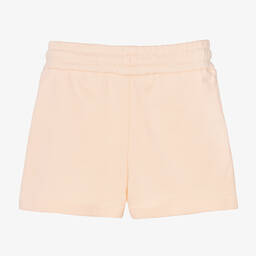 Chloé-Girls Pale Pink Organic Cotton Shorts | Childrensalon Outlet