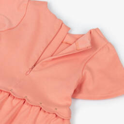 Chloé-Girls Pastel Cotton Scallop Frock | Childrensalon Outlet