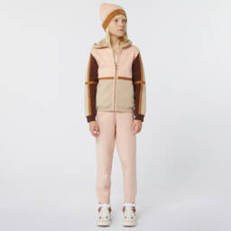Chloé-Girls Pastel Pink Knit Trousers | Childrensalon Outlet