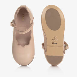 Chloé-Розовые балетки с пряжками для девочек | Childrensalon Outlet