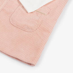 Chloé-Girls Pink Corduroy Dress & Top Set | Childrensalon Outlet