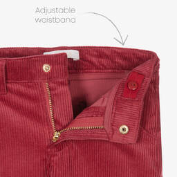 كلوي-بنطلون قطن كوردروي لون زهري للبنات | Childrensalon Outlet