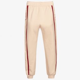 Chloé-Girls Pink Cotton Joggers | Childrensalon Outlet