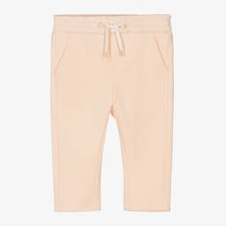 Chloé-Girls Pink Cotton Joggers | Childrensalon Outlet