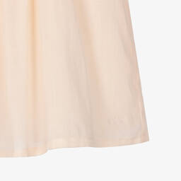 Chloé-Розовое хлопковое платье с макраме | Childrensalon Outlet