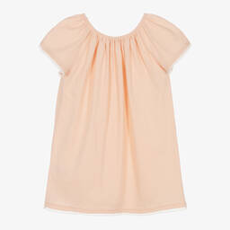 كلوي-قميص نوم قطن عضوي لون زهري للبنات | Childrensalon Outlet