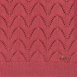 Chloé-Girls Pink Knitted Dress | Childrensalon Outlet