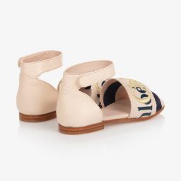 Chloé-Розовые кожаные сандалии для девочек | Childrensalon Outlet