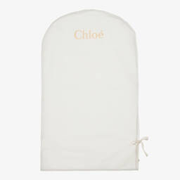 Chloé-Girls Pink Linen & Cotton Twill Blazer | Childrensalon Outlet