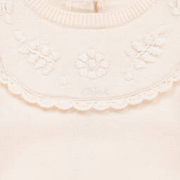 Chloé-Розовый подарочный комплект с комбинезоном из органического хлопка и шерсти | Childrensalon Outlet