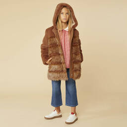 Chloé-Girls Pink Paisley Logo Blouse | Childrensalon Outlet