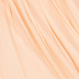 كلوي-فستان حرير مزين بكشكش لون زهري | Childrensalon Outlet