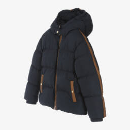 كلوي-جاكيت بافر لون كحلي للبنات | Childrensalon Outlet