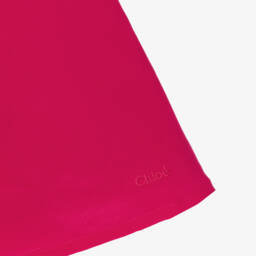 Chloé-Girls Silk Dress with Guipure Lace | Childrensalon Outlet