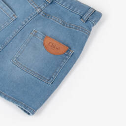 Chloé-Girls Trendy Blue Denim Skirt | Childrensalon Outlet
