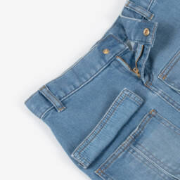 Chloé-Girls Trendy Blue Denim Skirt | Childrensalon Outlet