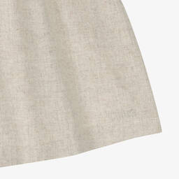 Chloé-Бежевая хлопковая юбка с вышивкой | Childrensalon Outlet
