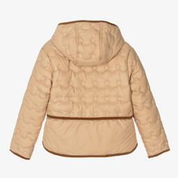 Chloé-Teen Girls Beige Quilted Floral Jacket | Childrensalon Outlet