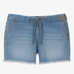 Chloé-Teen Girls Blue Denim Shorts | Childrensalon Outlet