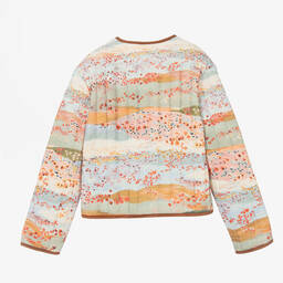 Chloé-Teen Girls Blue & Pink Poppy Wool Jacket | Childrensalon Outlet