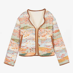 Chloé-Teen Girls Blue & Pink Poppy Wool Jacket | Childrensalon Outlet