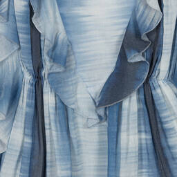 Chloé-Teen Girls Blue Striped Dress | Childrensalon Outlet