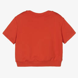 Chloé-Оранжевый хлопковый свитшот | Childrensalon Outlet