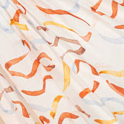 Chloé-Teen Girls Ivory Cotton Ribbon Skirt | Childrensalon Outlet