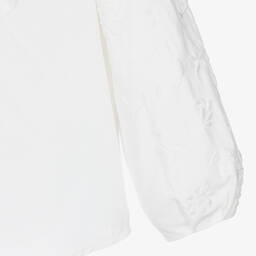 Chloé-Teen Girls Ivory Cotton Ruffle Blouse | Childrensalon Outlet