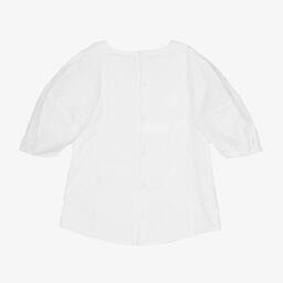 Chloé-Teen Girls Ivory Embroidered Blouse | Childrensalon Outlet