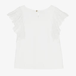 كلوي-توب تينز بناتي قطن عضوي لون عاجي | Childrensalon Outlet