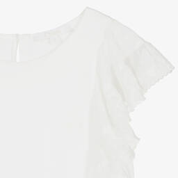 كلوي-توب تينز بناتي قطن عضوي لون عاجي | Childrensalon Outlet