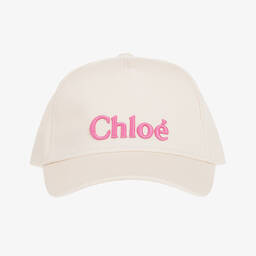 Chloé-Teen Girls Ivory Organic Cotton Cap | Childrensalon Outlet