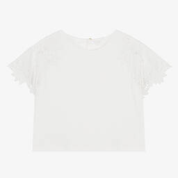 كلوي-تيشيرت قطن عضوي لون عاجي للمراهقات | Childrensalon Outlet