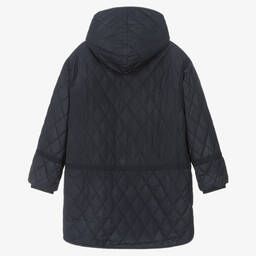 كلوي-معطف مبطن لون كحلي تينز بناتي | Childrensalon Outlet