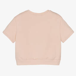 Chloé-Teen Girls Pale Pink Cotton Sweatshirt | Childrensalon Outlet